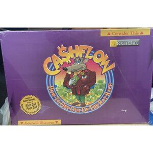 New CASHFLOW How To Get Out Of The Rat Race Complete Board Game Rich Dad SEALED